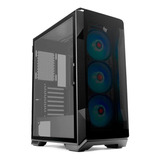 Pichau Pouter Pg-p03-rgb Preto Gabinete Gamer Atx Com 3 Ventoinhas 
