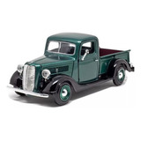 Pick-up Ford 1937 1:24 Miniatura Motormax Verde