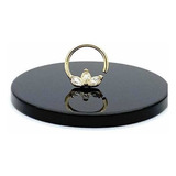Piercing Argola 3 Gotas Pedra Branca Ouro 18k Nariz Orelha