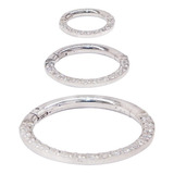 Piercing Argola Click De Orelha , Cartilagem ,titanio