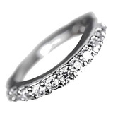 Piercing Argola Indiana 8mm Folheada Ouro Branco