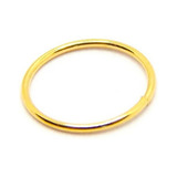 Piercing Argola Nariz E Orelha 10 M M Ouro Amarelo 18 Kl 