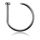 Piercing Argola Titânio D-ring Nariz 8 Mm