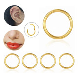 Piercing Argola Titânio G23 Segmento Articulado Conch, Nariz