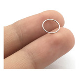 Piercing De Orelha Helix Argola Em Prata 925 8mm