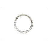Piercing Orelha Helix / Nariz Septo Argola Click Em Titânio