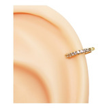 Piercing Orelha Helix Argola Indiana Ouro 18k 750