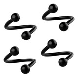Piercing Twister Aço 8mm 10mm Helix Boca Unidade