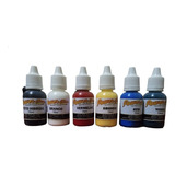 Pigmento Para Tatuagem Kit 6 Cores15 Ml Cada.