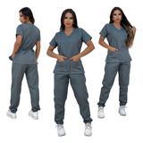 Pijama Cirúrgico Feminino Uniforme Hospitalar Scrub