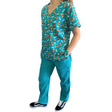 Pijama Cirúrgico Hospitalar Veterinário Scrub Pet Shop.