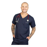Pijama Cirúrgico Masculino Scrub Bordado Nome E Profissão