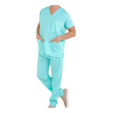 Pijama Cirúrgico Masculino Scrub Hospitalar Médico Bolso Ph 