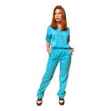 Pijama Cirúrgico Oxford Não Amassa Seca Rápido Masc Feminino