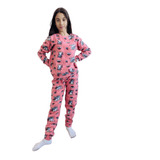 Pijama De Frio Soft Infantil Meninas E Meninos 4 Ao 8