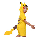 Pijama Fantasia Pikachu Infantil E Adulto