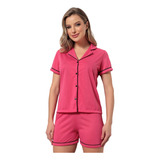 Pijama Feminino Americano Adulto Tecido Premium Amamentação