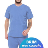 Pijama Hospitalar Conjunto Scrub Brim Premium Enfermagem