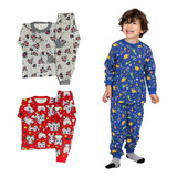 Pijama Infantil 100% Algodão 1-6 Anos