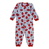 Pijama Infantil Conjunto Manga Longa 100% Algodão Menino 