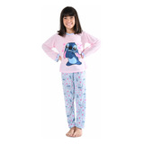 Pijama Infantil Longo Menina Personagem Inverno