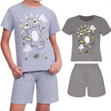 Pijama Infantil Lupo Curto 100% Algodão Dragão Menino Kids