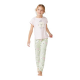 Pijama Infantil Menina 3 Peças Com