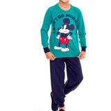 Pijama Infantil Menino Longo Mickey Mouse