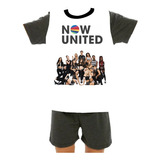 Pijama Infantil Now United Kpop Unissex