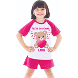 Pijama Infantil Urso Personalizado, Festa Do