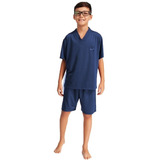 Pijama Infantil/juvenil Masculino Soft Verão