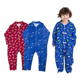 Pijama Inverno Macacão Infantil Soft Barrichelo