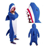 Pijama Kigurumi Infantil Macacão Tubarão Roupa