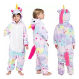 Pijama Kigurumi Unicornio Vaquinha Infantil Macacão