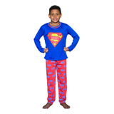 Pijama Longo Infantil Menino Inverno Manga Longa