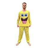 Pijama Longo Masculino Bob Esponja