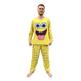 Pijama Longo Masculino Bob Esponja Dia
