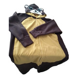 Pijama Macacão Fantasia Urso Personagem 2 Ao 12 Infantil