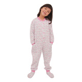 Pijama Macacão Infantil Em Moletinho Flanelado