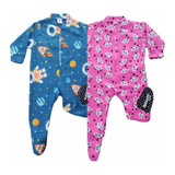 Pijama Macacão Infantil Em Soft Tam.4,