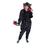 Pijama Macacão Pelúcia Banguela Kigurumi