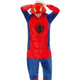 Pijama Macacão Pelúcia Homem Aranha Kigurumi - Original