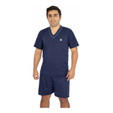 Pijama Masculino Adulto Curto Verão Manga Curta E Short