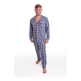 Pijama Masculino Americano Moletinho Inverno Homem
