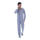 Pijama Masculino Básico Blusa Aberta Com