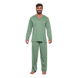 Pijama Masculino Conjunto Camisa Manga Longa
