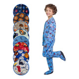 Pijama Masculino Inverno Macacão Infantil Soft Barrichelo