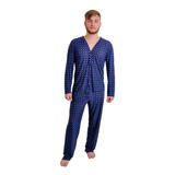 Pijama Masculino Liganete Longo Adulto Inverno