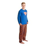 Pijama Menino Super Herói Longo Inverno