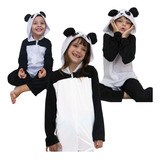 Pijama Panda Kigurumi Macacão Infantil Promoção